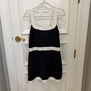 Black and White Athletic Dress